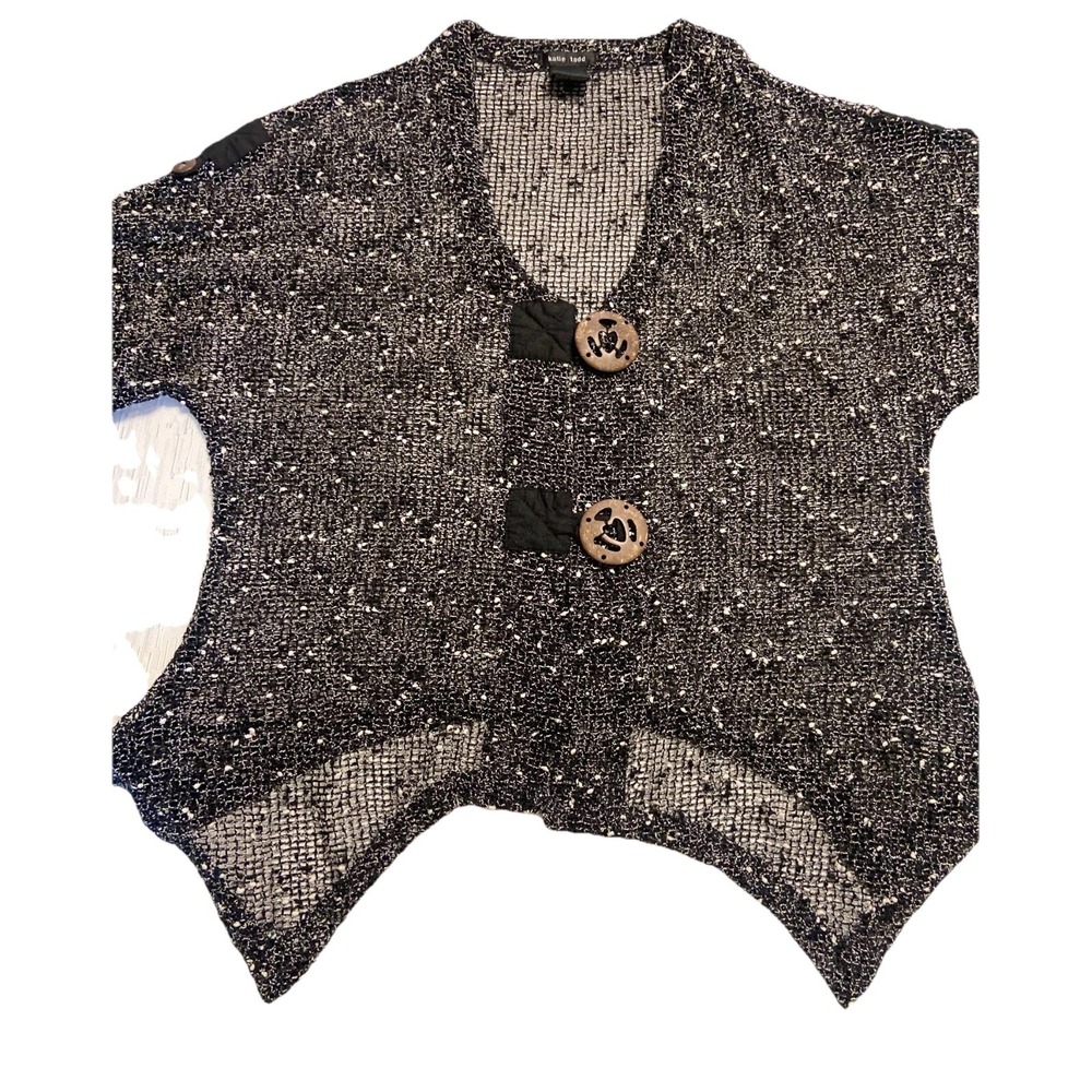 Katie Todd Open Knit‎ Top Mesh Lagenlook Edgy Whimsigoth Witchy Oversized Medium